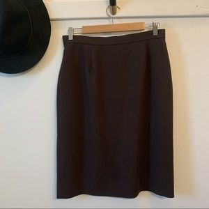 Jones New York Brown Pencil Skirt